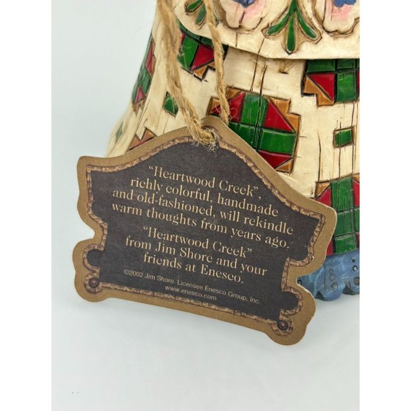 VTG Jim Shore Heartwood Creek Angel with Birdcage Bird Folk Art Resin Figure - Picture 5 of 16